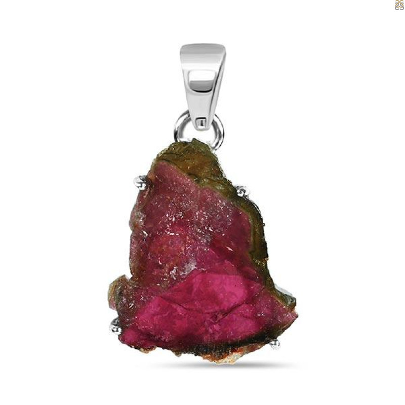 Tourmaline Slice Pendant-SP TRM-1-101