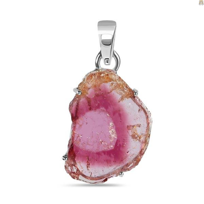 Tourmaline Slice Pendant-SP TRM-1-104