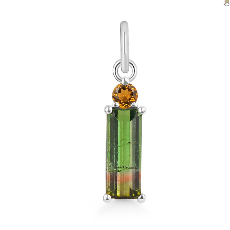 Tourmaline Pendant-2SP TRM-1-1044
