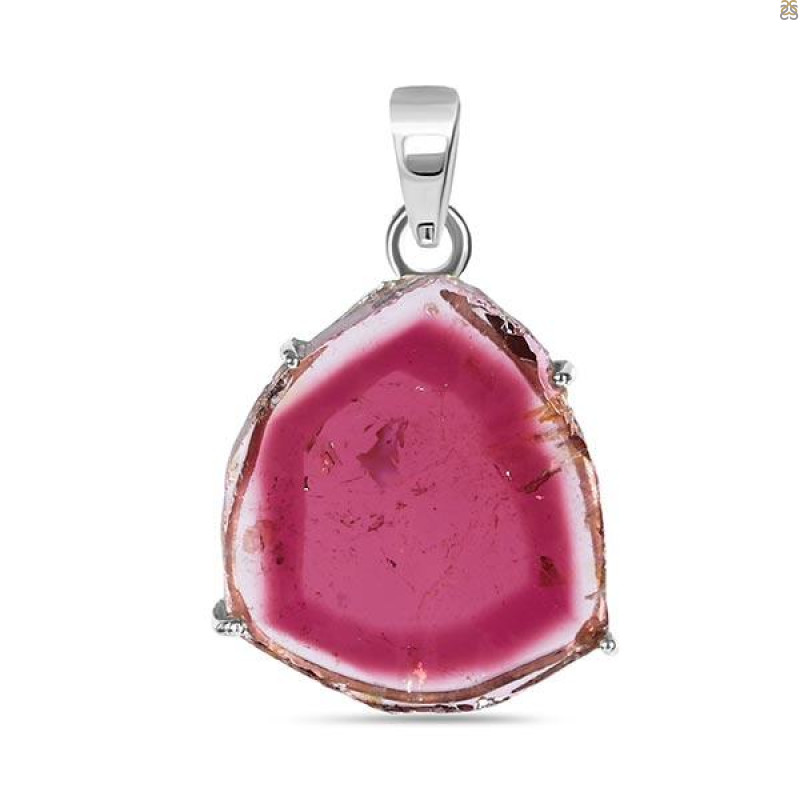 Tourmaline Slice Pendant-SP TRM-1-105