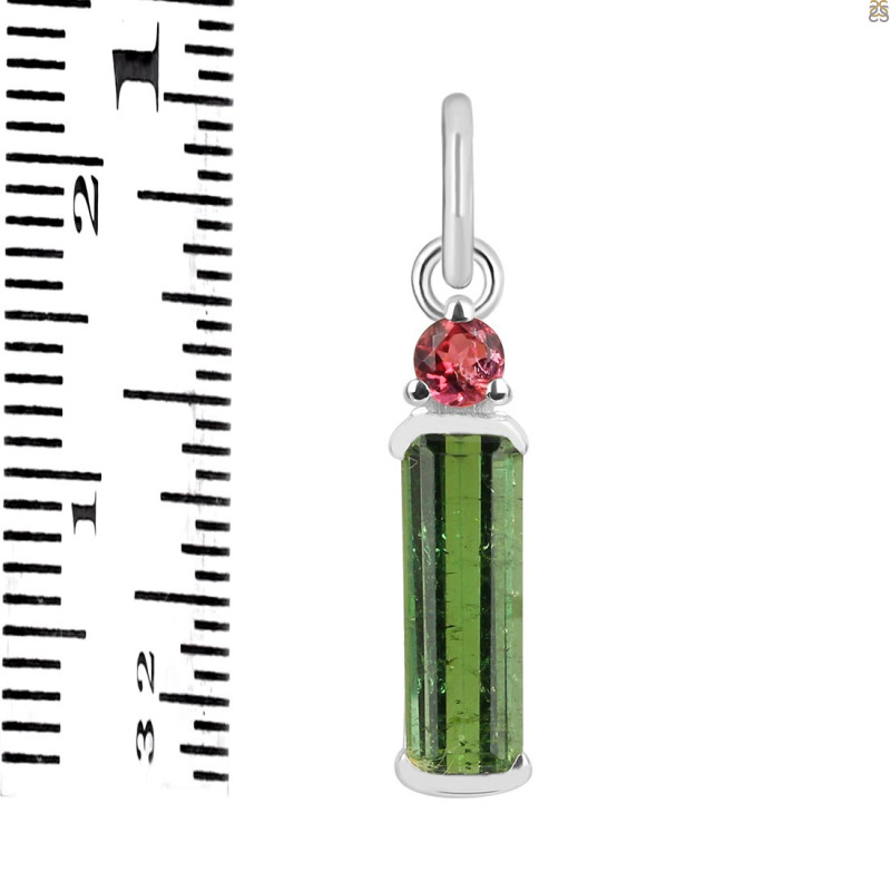 Tourmaline Pendant-2SP TRM-1-1063