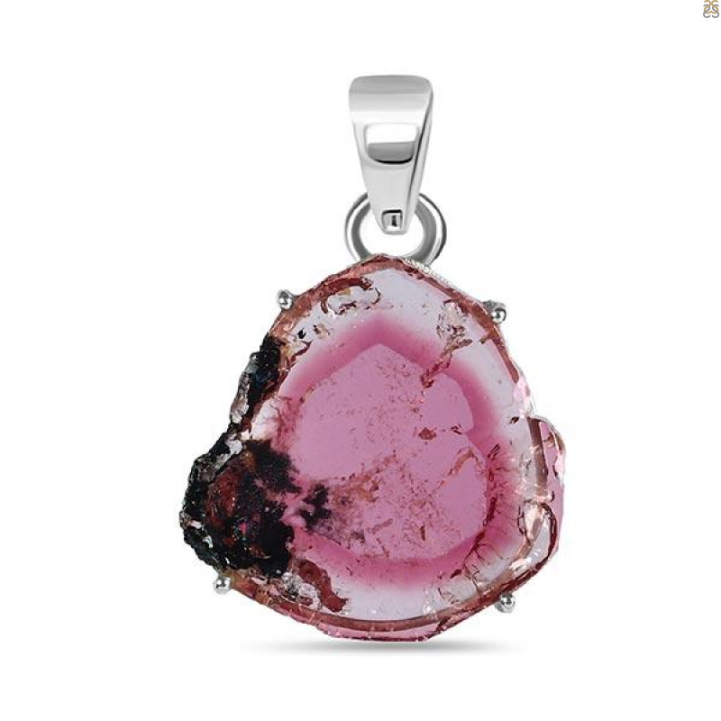 Tourmaline Slice Pendant-SP TRM-1-111