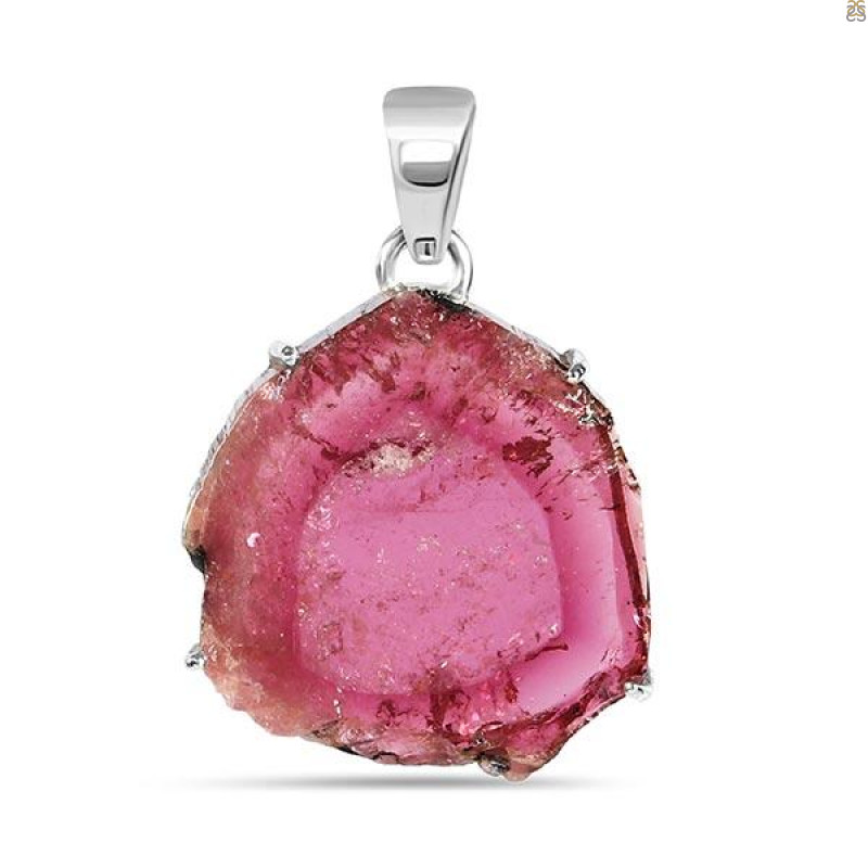 Tourmaline Slice Pendant-SP TRM-1-113