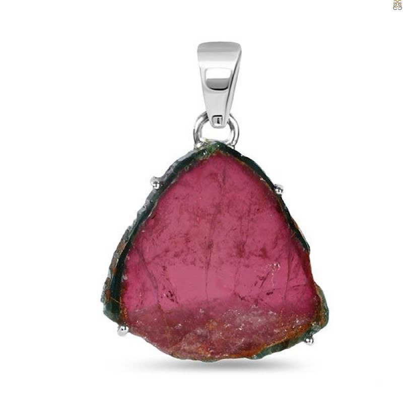 Tourmaline Slice Pendant-SP TRM-1-117