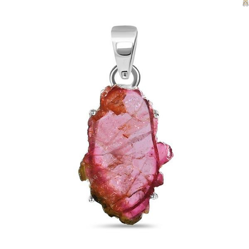 Tourmaline Slice Pendant-SP TRM-1-130
