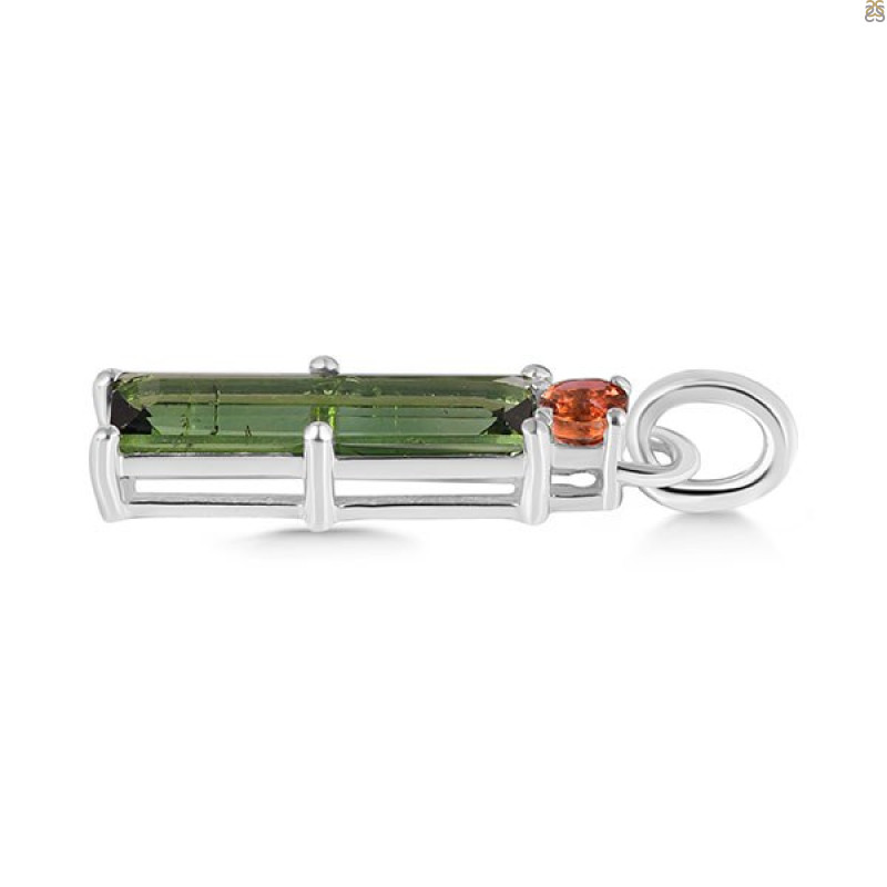 Tourmaline Pendant-2SP TRM-1-254