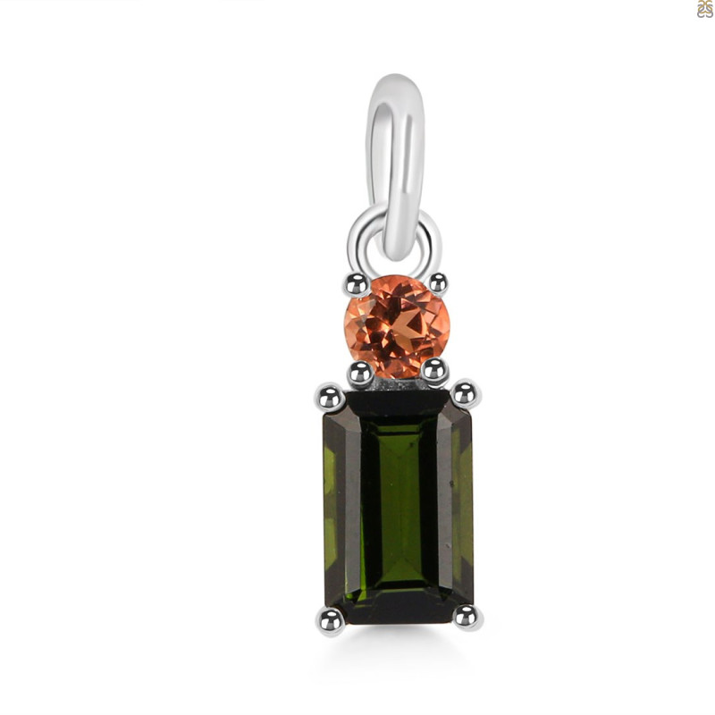 Tourmaline Pendant-2SP TRM-1-314