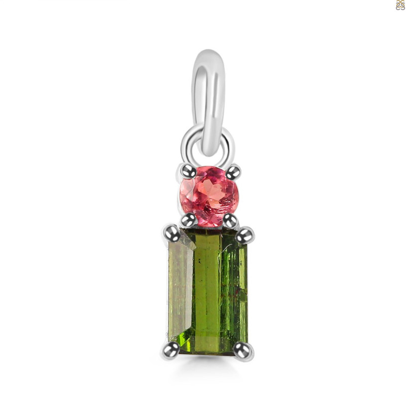Tourmaline Pendant-2SP TRM-1-412