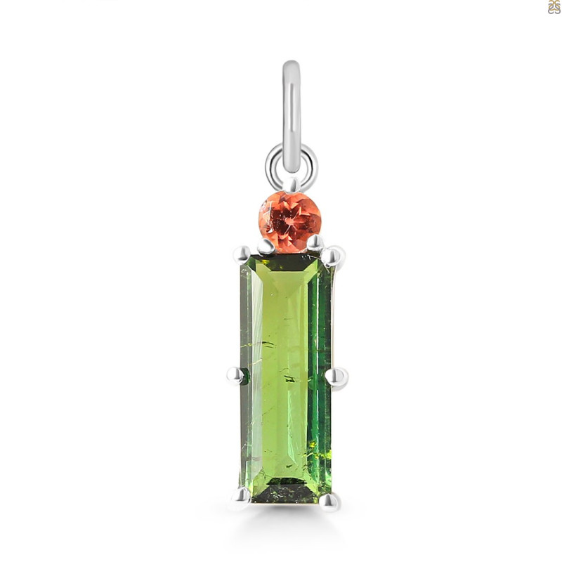 Tourmaline Pendant-2SP TRM-1-447