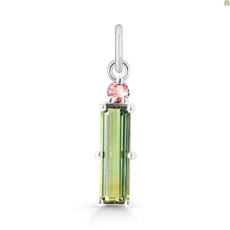 Tourmaline Pendant-2SP TRM-1-450