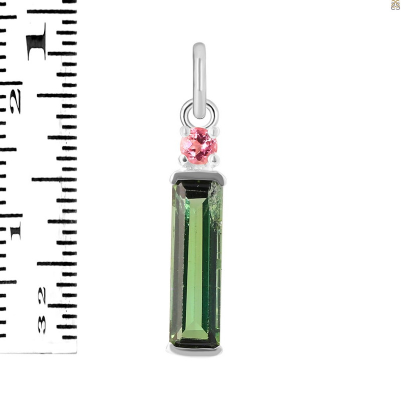 Tourmaline Pendant-2SP TRM-1-509