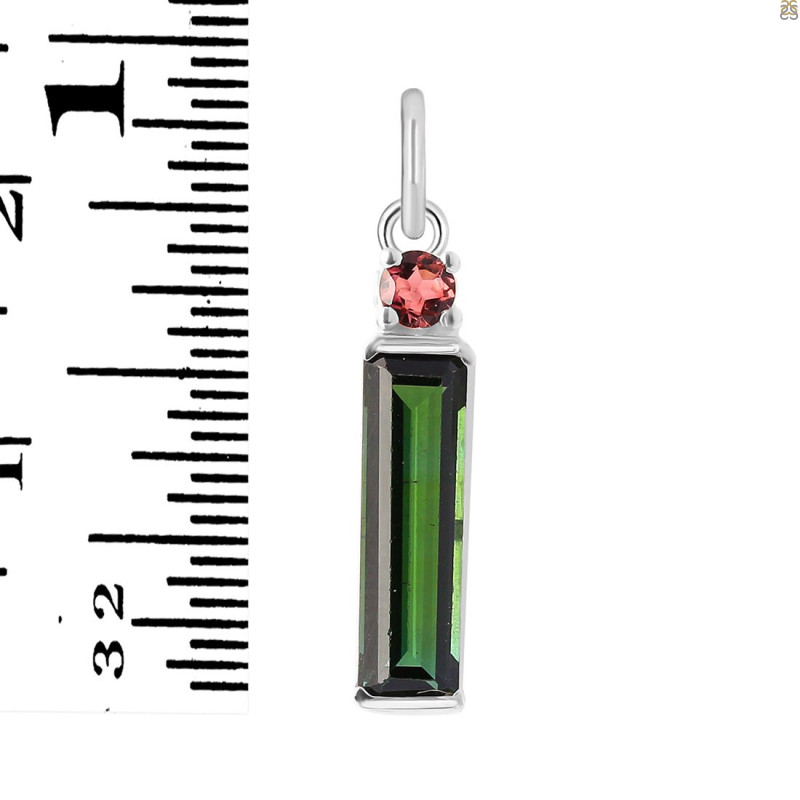 Tourmaline Pendant-2SP TRM-1-514