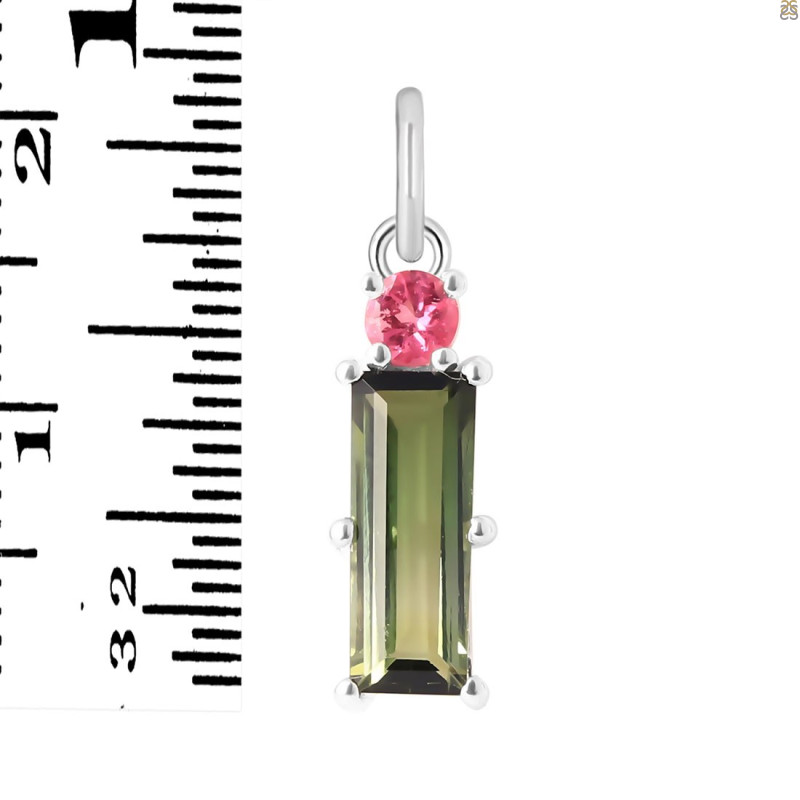 Tourmaline Pendant-2SP TRM-1-515