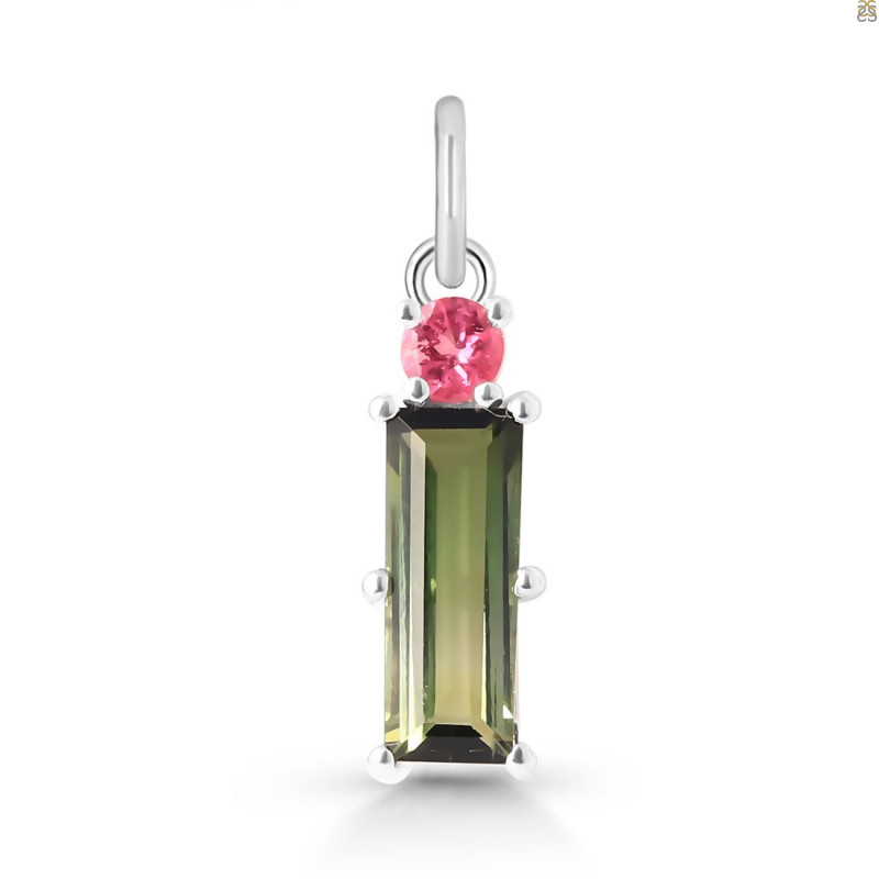 Tourmaline Pendant-2SP TRM-1-515
