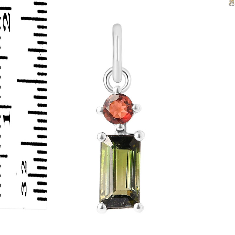 Tourmaline Pendant-2SP TRM-1-555