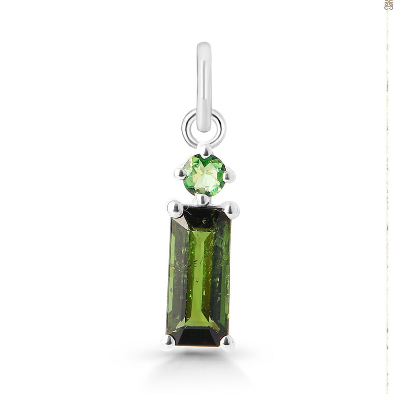 Tourmaline Pendant-2SP TRM-1-600