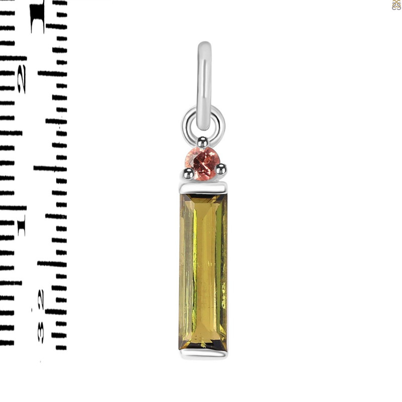Tourmaline Pendant-2SP TRM-1-625