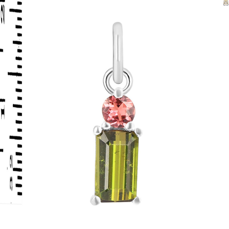 Tourmaline Pendant-2SP TRM-1-747