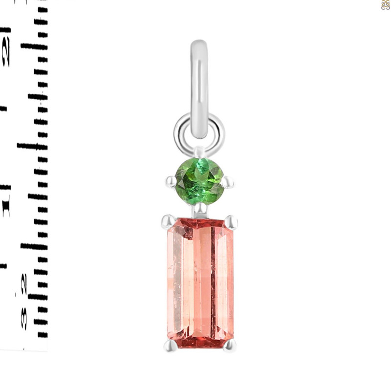 Tourmaline Pendant-2SP TRM-1-751