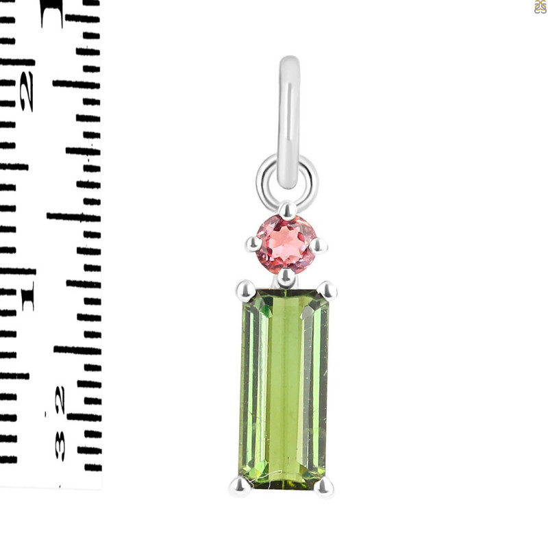 Tourmaline Pendant-2SP TRM-1-784
