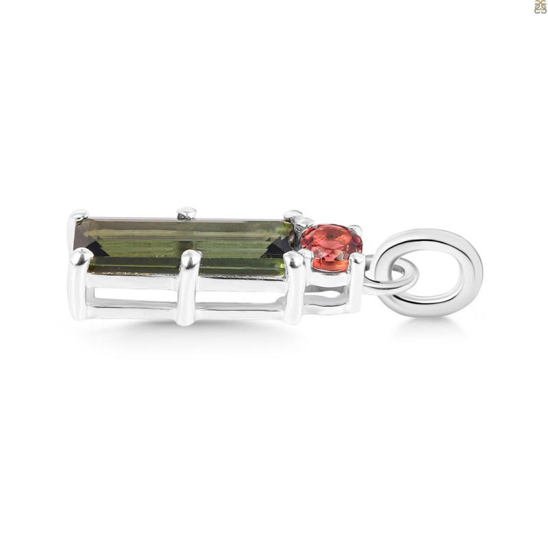 Tourmaline Pendant-2SP TRM-1-887