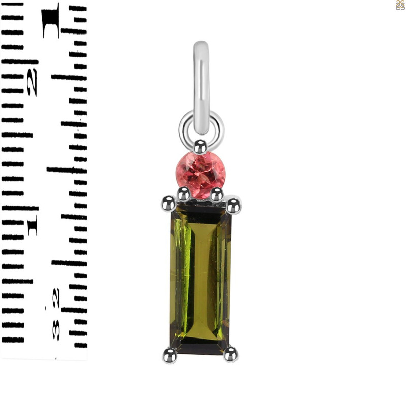 Tourmaline Pendant-2SP TRM-1-893