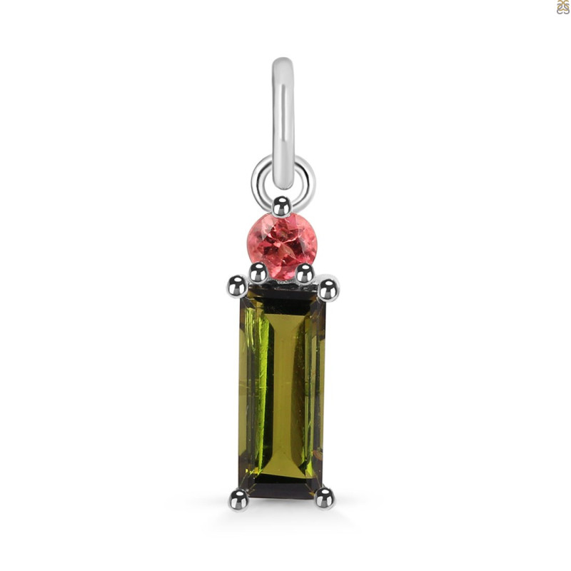 Tourmaline Pendant-2SP TRM-1-893