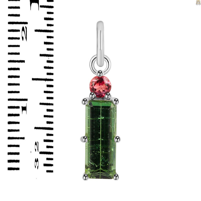 Tourmaline Pendant-2SP TRM-1-952