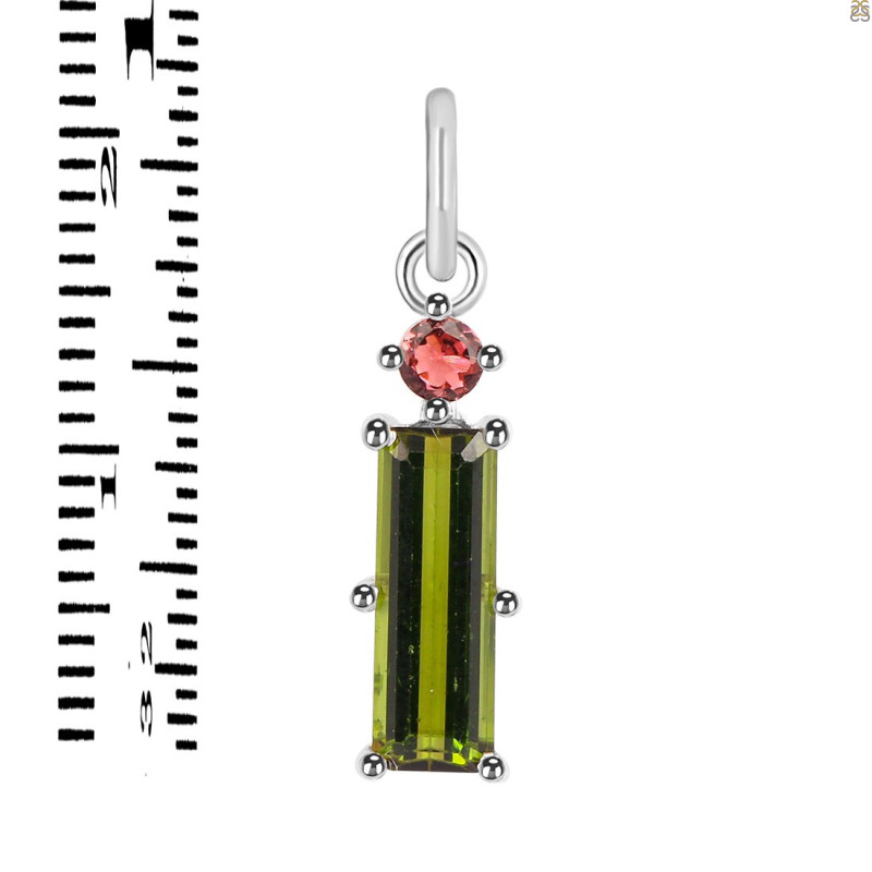 Tourmaline Pendant-2SP TRM-1-958