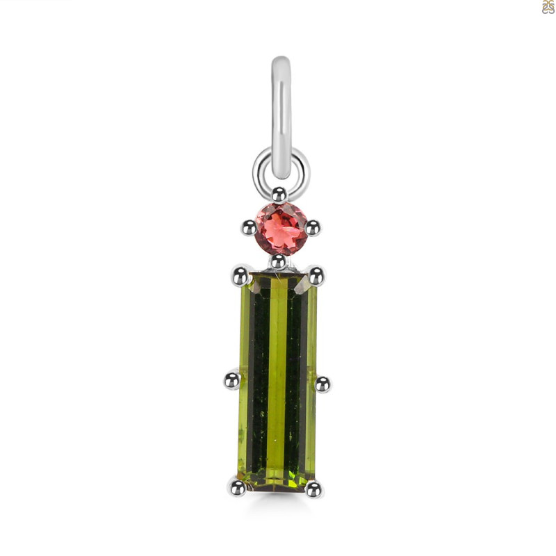 Tourmaline Pendant-2SP TRM-1-958