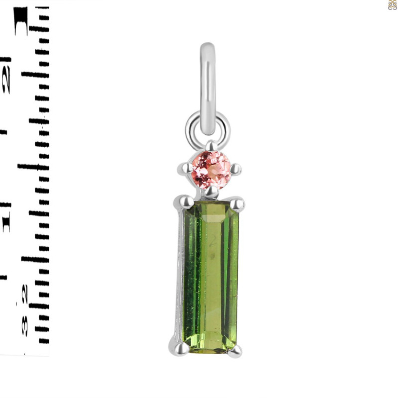 Tourmaline Pendant-2SP TRM-1-963