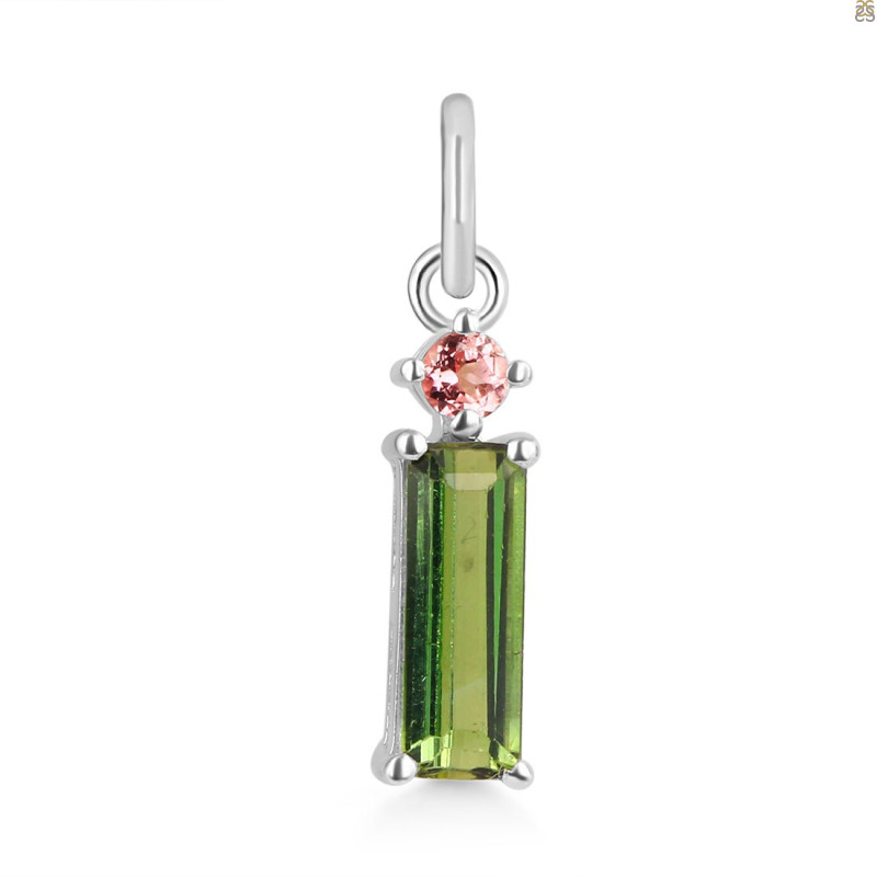 Tourmaline Pendant-2SP TRM-1-963