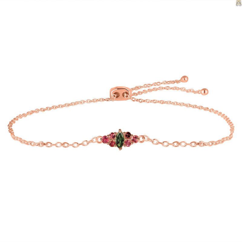 Tourmaline Bracelet With Adjustable Camera Lock TRM-RDB-142.