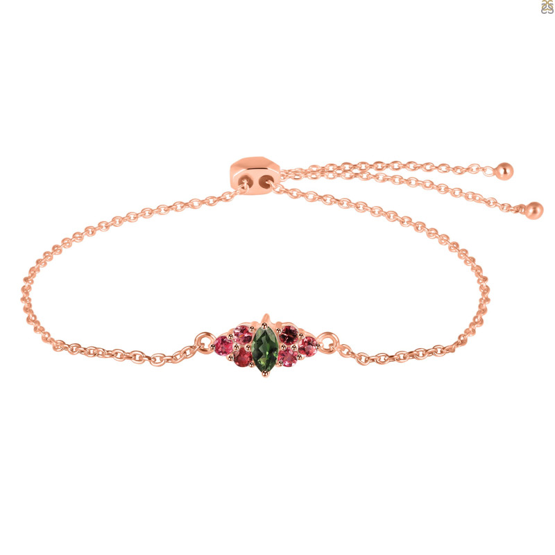 Tourmaline Bracelet With Adjustable Camera Lock TRM-RDB-142.