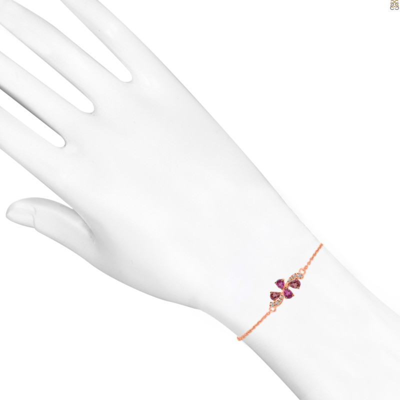 Tourmaline Bracelet With Adjustable Camera Lock TRM-RDB-148.