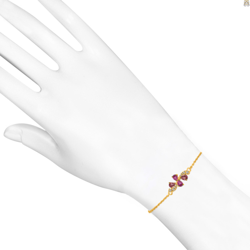 Tourmaline Bracelet With Adjustable Camera Lock TRM-RDB-148.