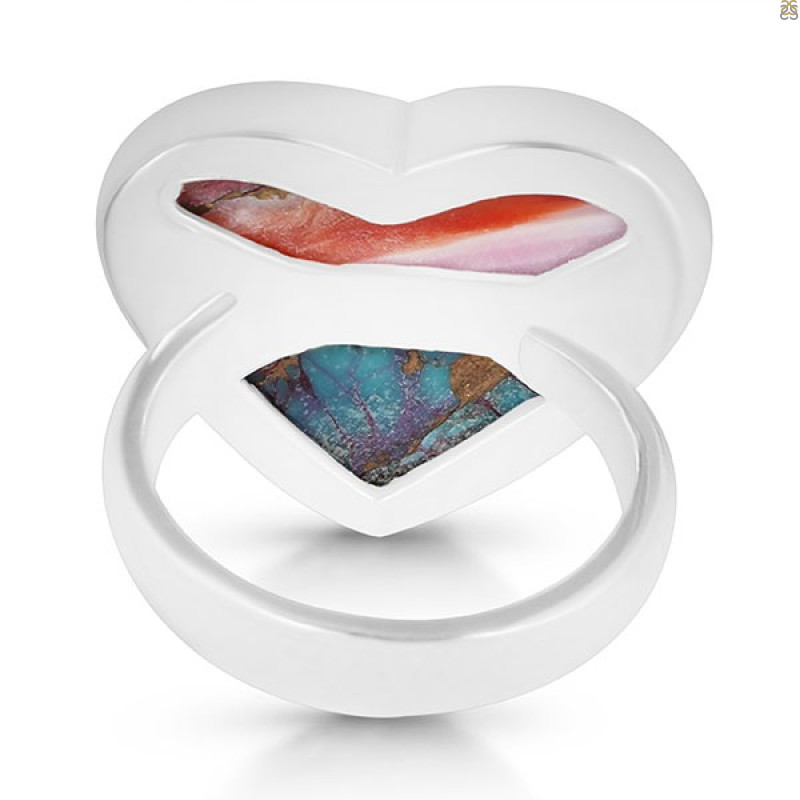 Spiny Oyster Turquoise Ring-R TRO-2-213