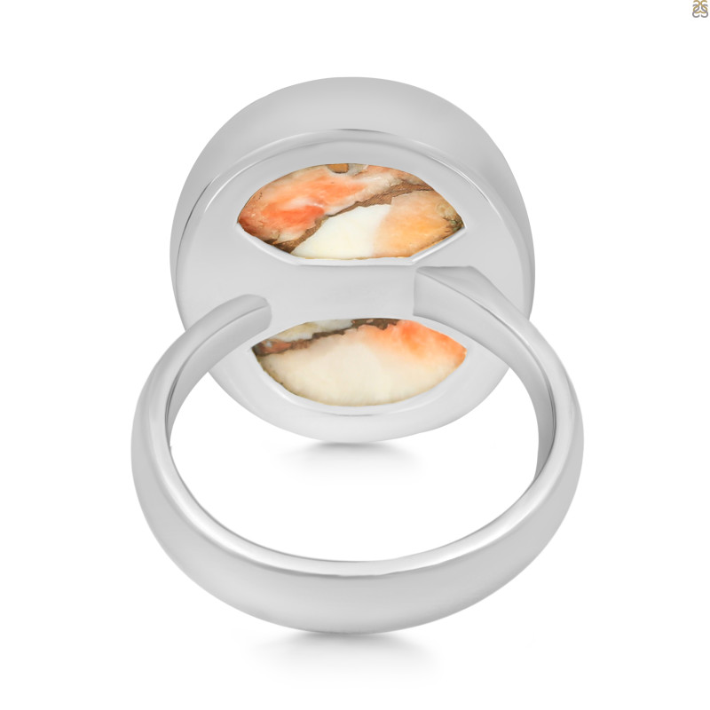 Spiny Oyster Turquoise-Adjustable Ring-ADJ-R TRO-2-263