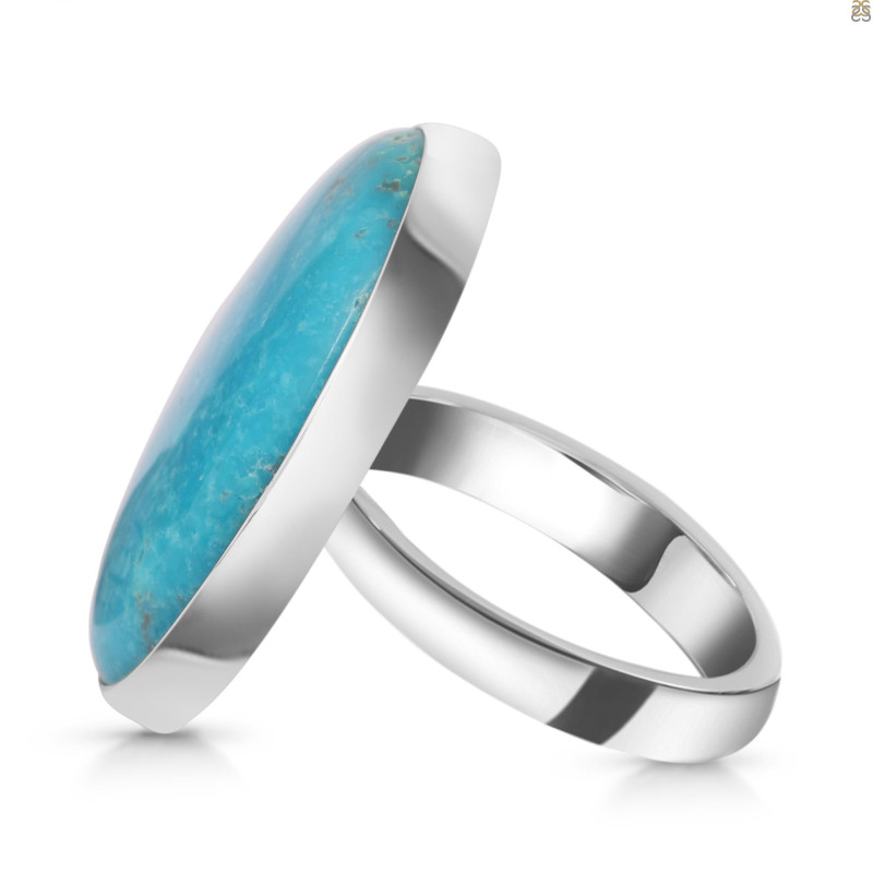 Turquoise Adjustable Ring-ADJ-R TRQ-2-232