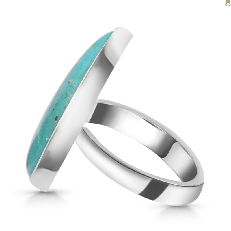 Turquoise Adjustable Ring-ADJ-R TRQ-2-235