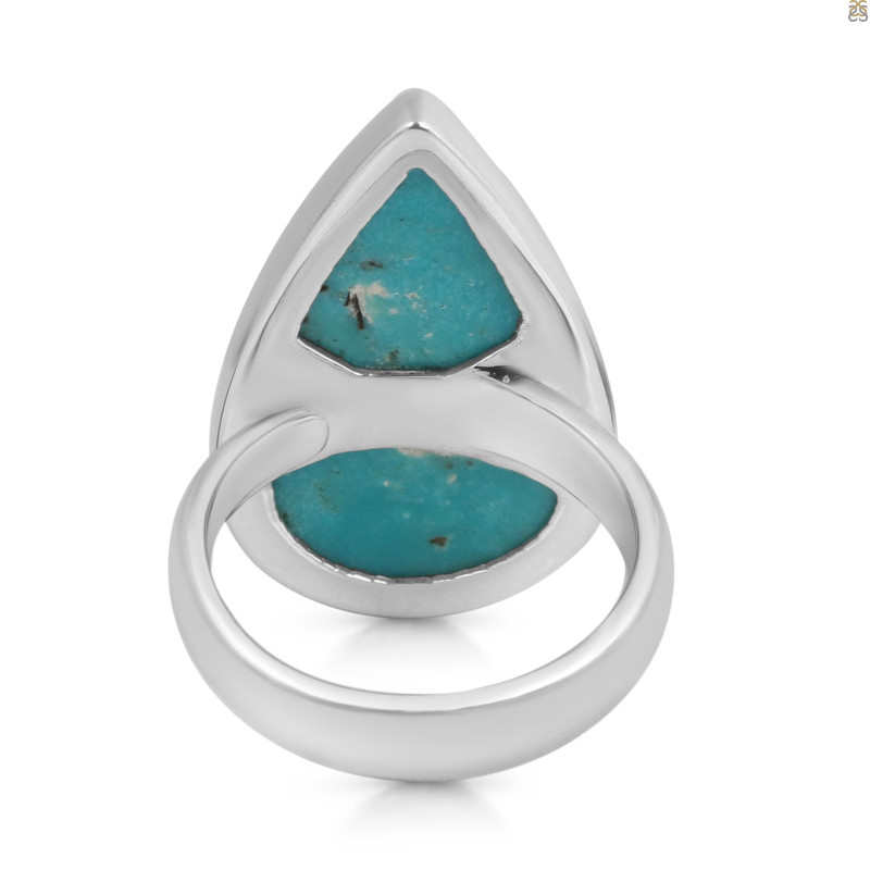 Turquoise Adjustable Ring-ADJ-R TRQ-2-235