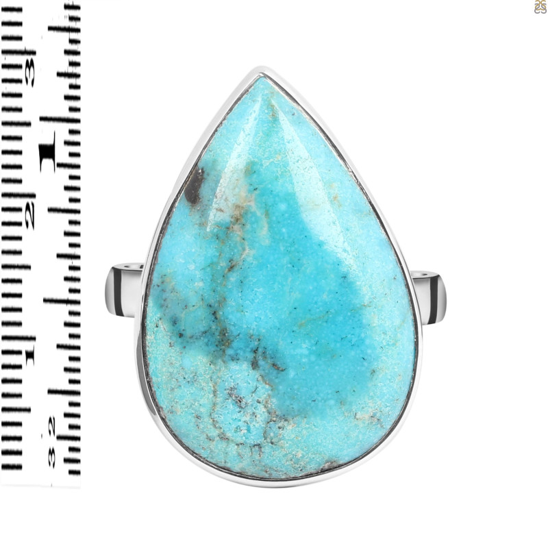 Turquoise Adjustable Ring-ADJ-R TRQ-2-242