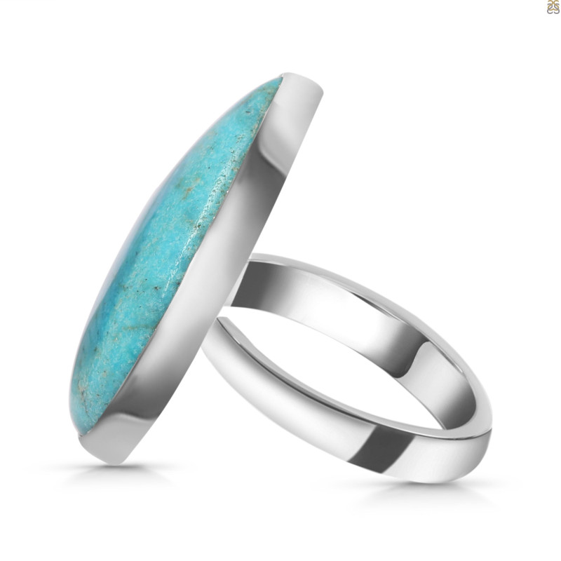 Turquoise Adjustable Ring-ADJ-R TRQ-2-242