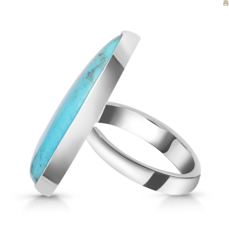Turquoise Adjustable Ring-ADJ-R TRQ-2-245