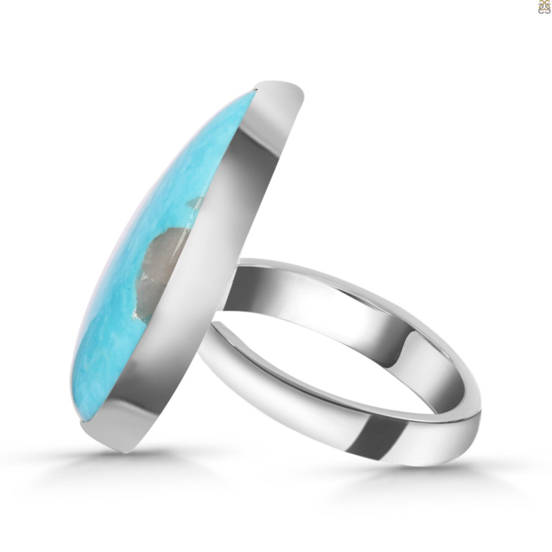 Turquoise Adjustable Ring-ADJ-R TRQ-2-246