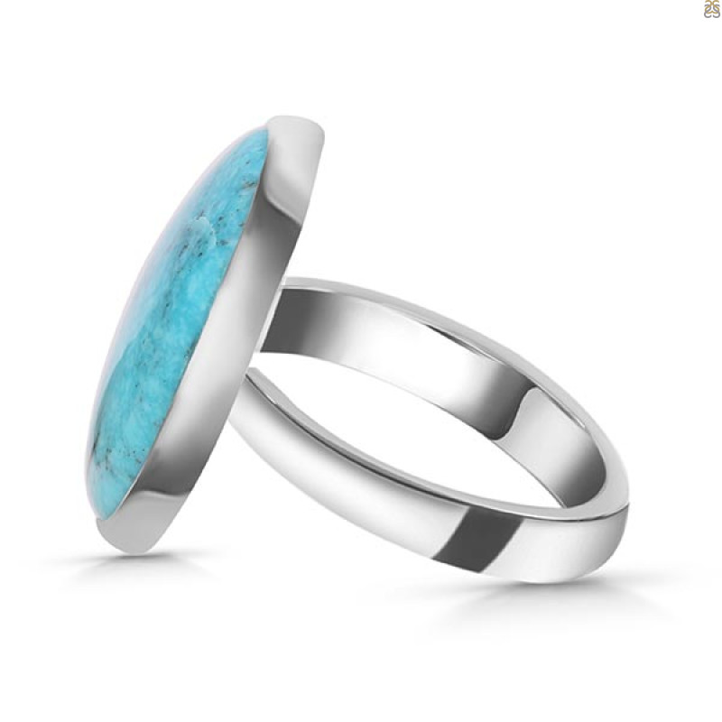Turquoise Adjustable Ring-ADJ-R TRQ-2-248