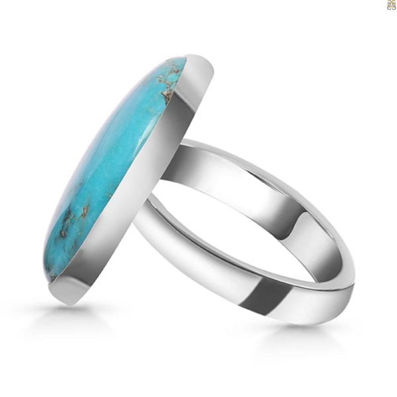 Turquoise Adjustable Ring-ADJ-R TRQ-2-252