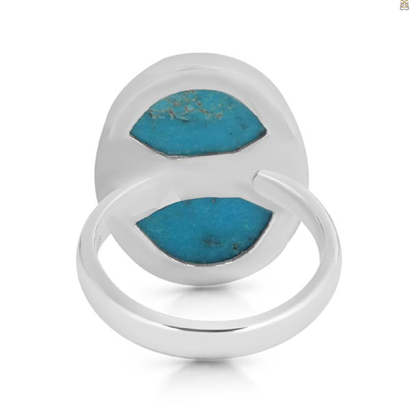 Turquoise Adjustable Ring-ADJ-R TRQ-2-252