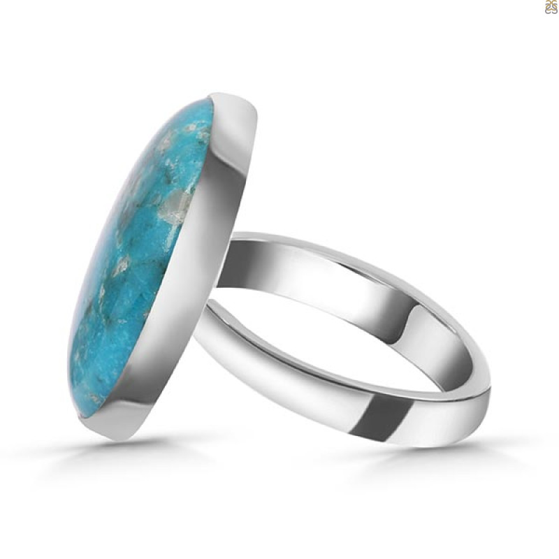 Turquoise Adjustable Ring-ADJ-R TRQ-2-257