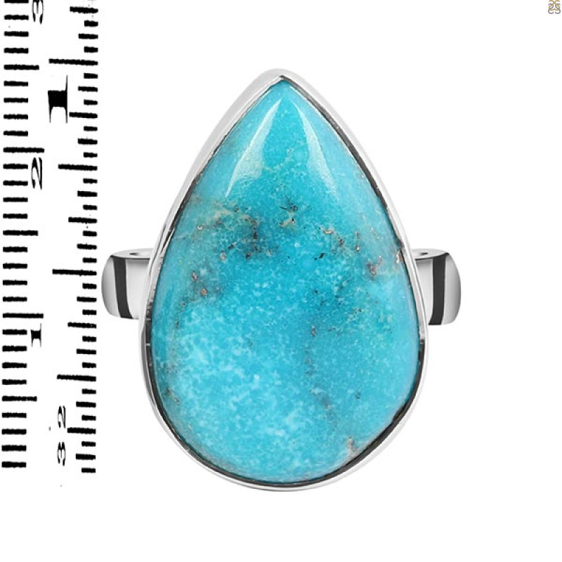 Turquoise Adjustable Ring-ADJ-R TRQ-2-259